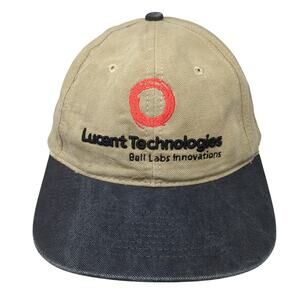 Lucent Technologies Slideback Baseball Cap Brown One Size Osterman Outfitters